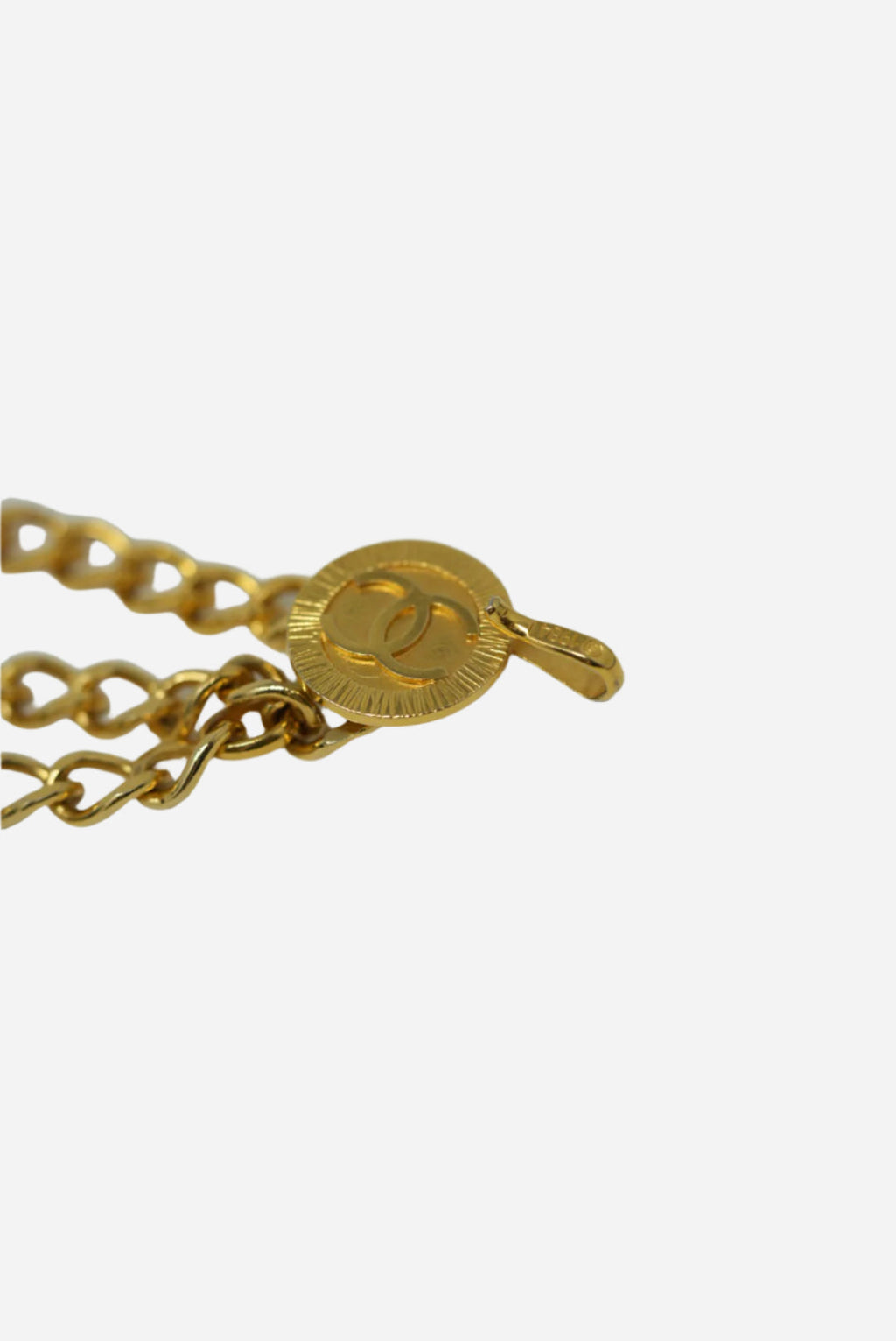 Pre-owned Chanel Triple Gold Chain Belt
