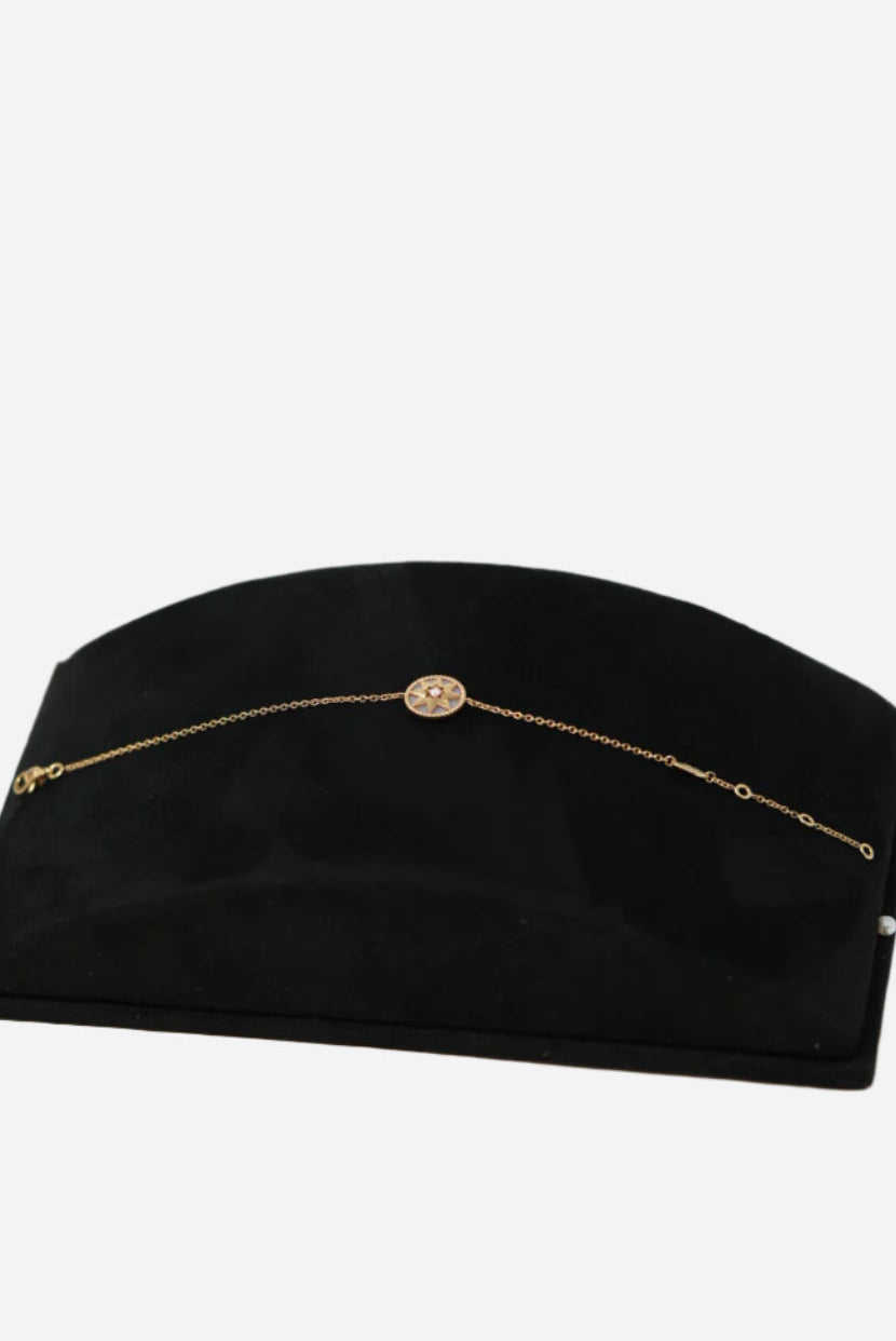 Christian Dior Rose des Vents Bracelet 18K/Diamond/Pink Opal