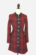 Maje Red Tweed Dress NWT Size 1