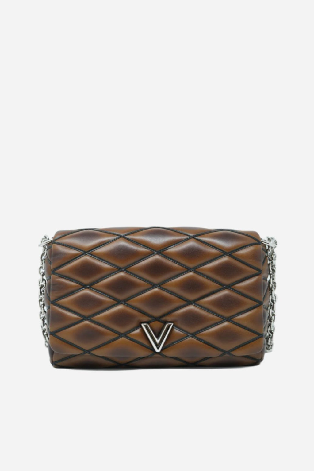 Louis Vuitton Leather Malletage MM Shoulder Bag