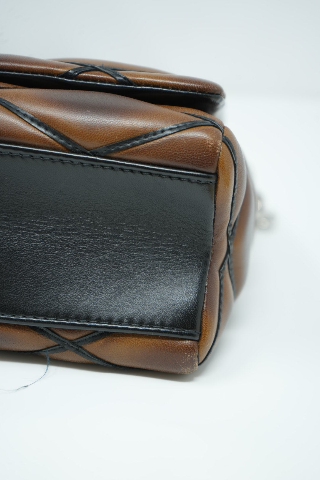 Louis Vuitton Leather Malletage MM Shoulder Bag