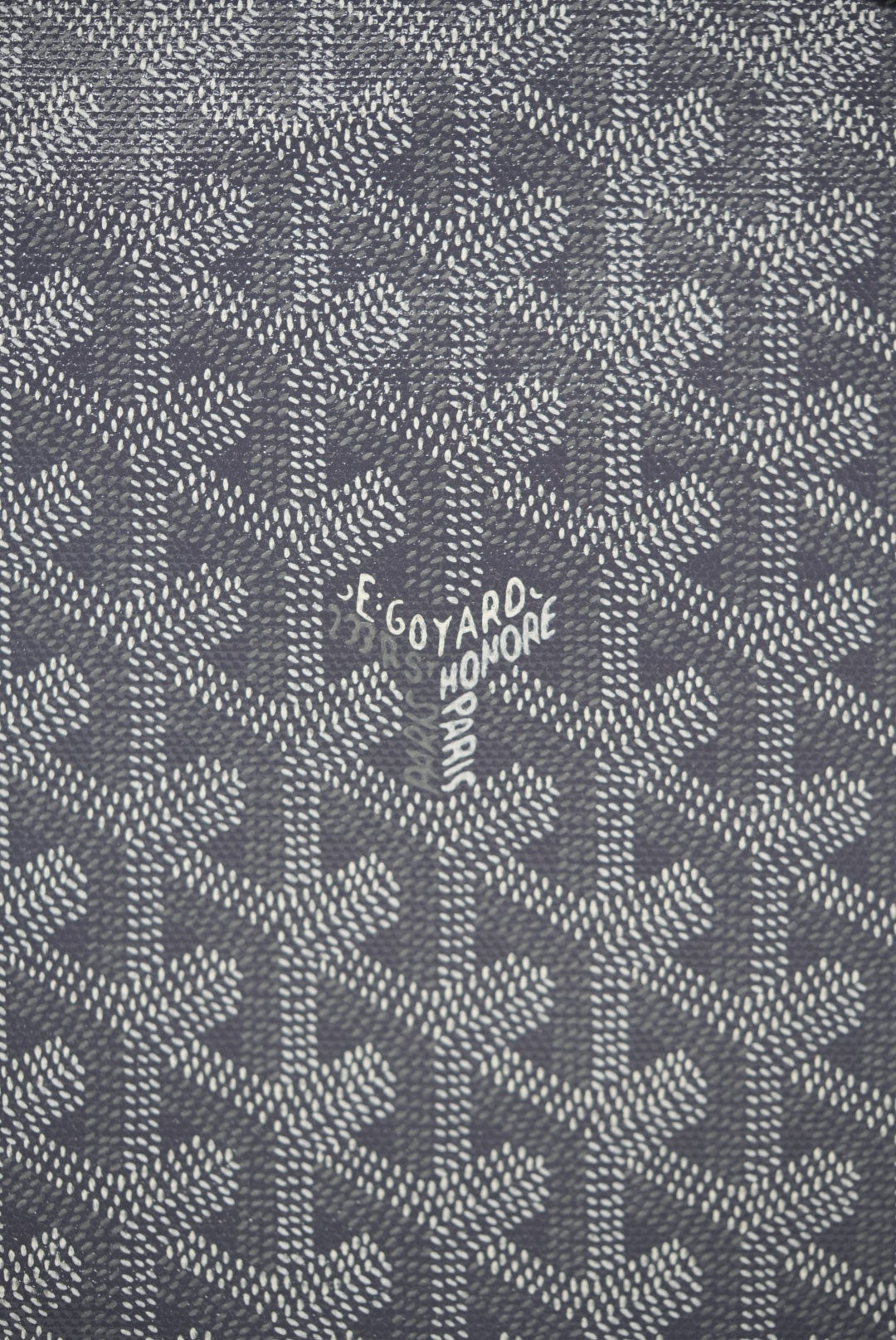 Goyard Grey Goyardine Poitiers Tote