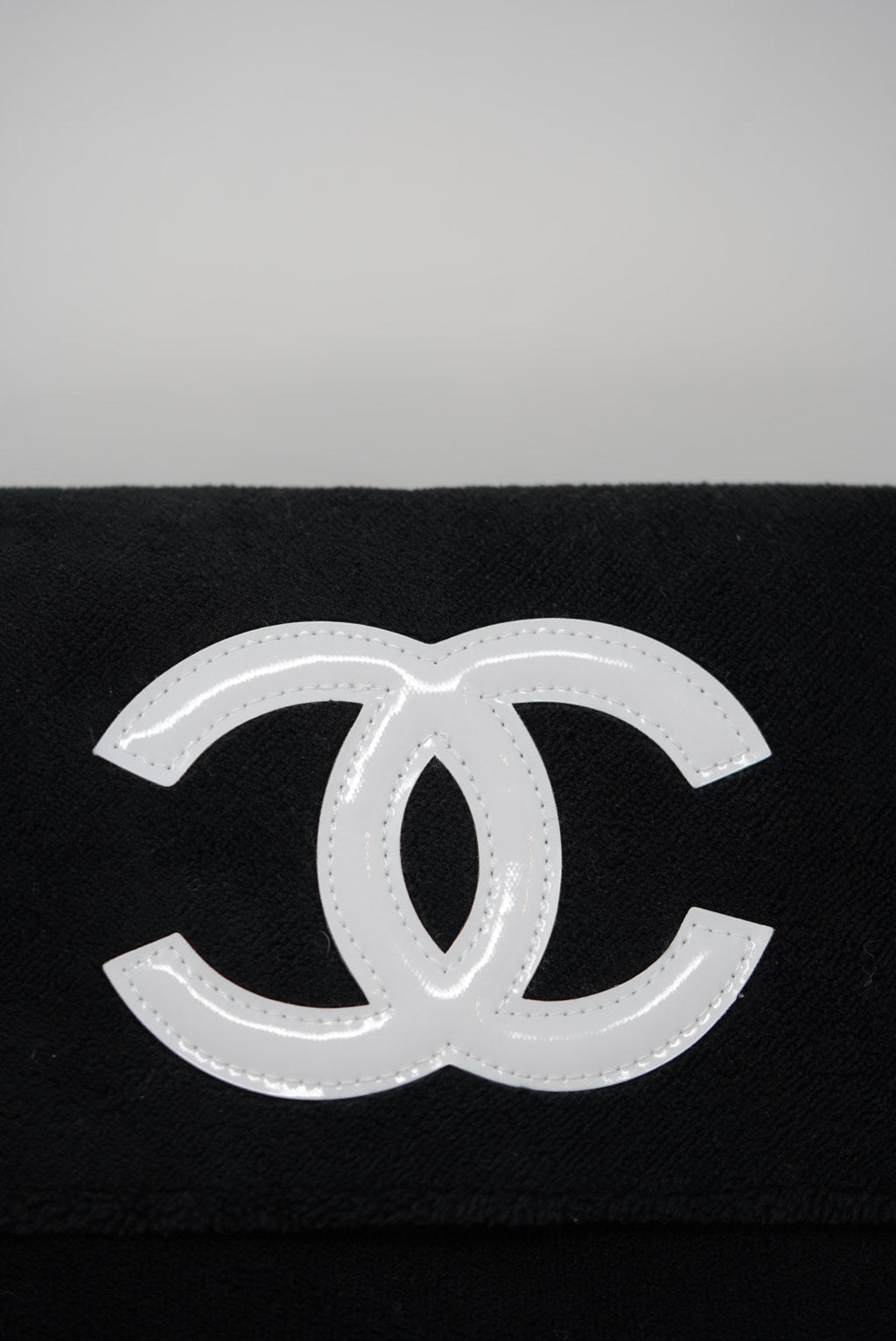 Pre-owned Chanel Vip Gift Towel Bag Black