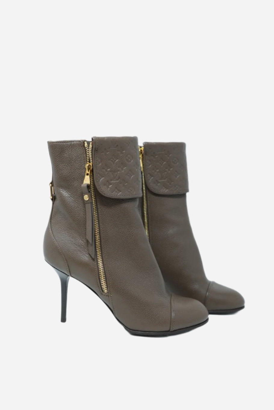 Louis Vuitton Empreinte Inspired Ankle Boots Size 37.5