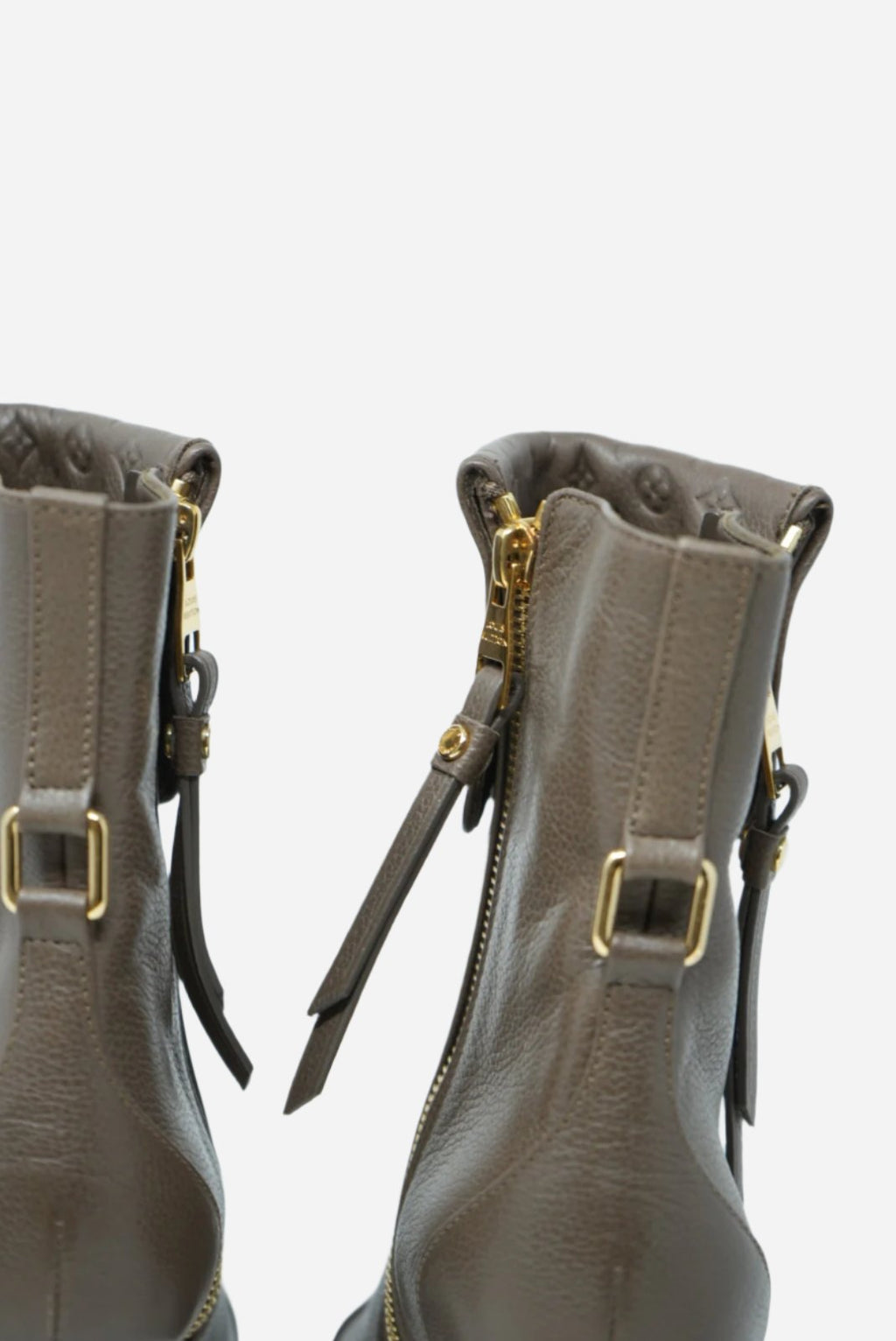 Louis Vuitton Empreinte Inspired Ankle Boots Size 37.5