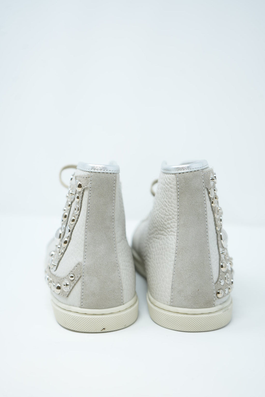 Louis Vuitton Leather Studded Trainers Size 36.5