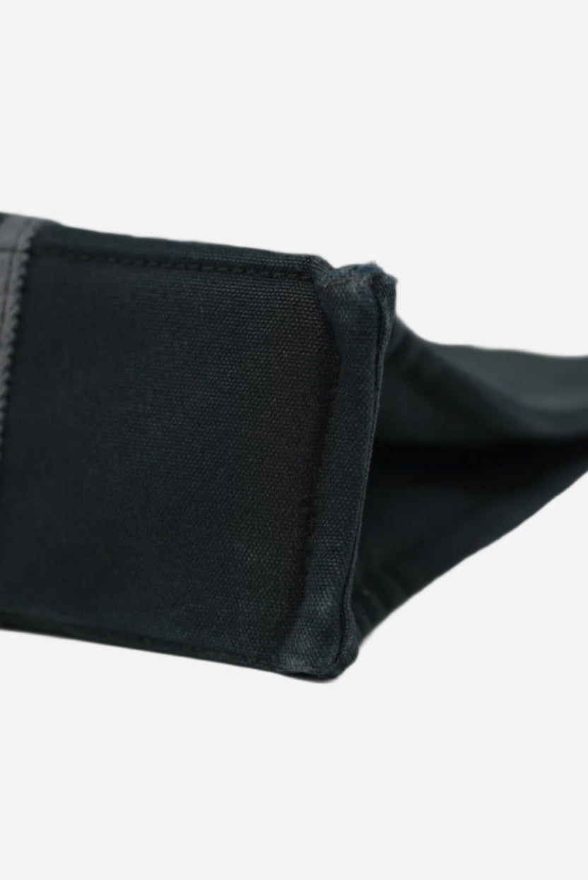 Hermès Black Canvas Vintage Mini Tote Bag
