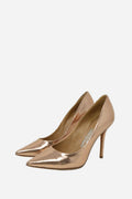Salvatore Ferragamo Gold Pointed Heels Size 6.5