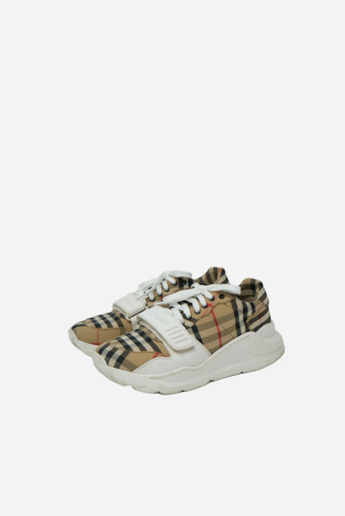 Burberry Regis Check Sneakers Size 37.5