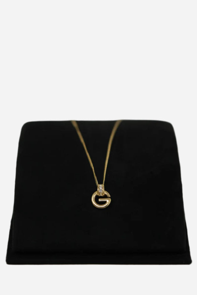 Givenchy G Rhinestone Necklace