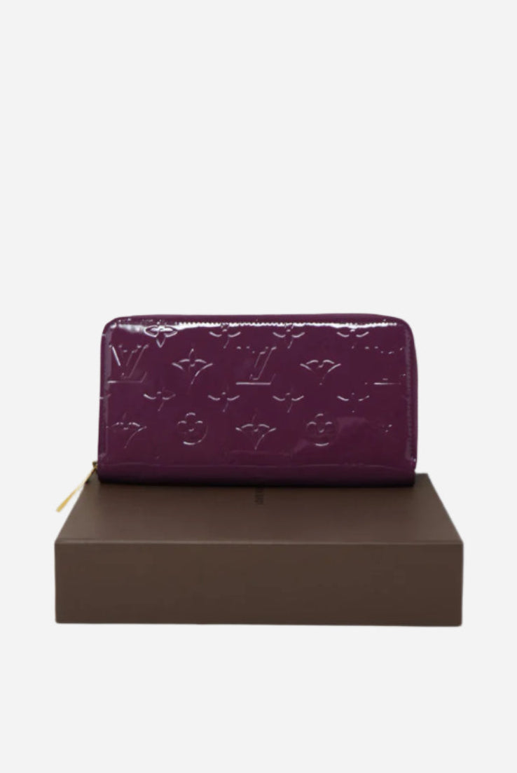 Louis Vuitton Patent Long Zippy Wallet