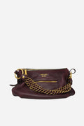 Prada Zip Leather Hobo Bag Replaced Lining
