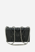 MCM Leather Crystal Studded Bag