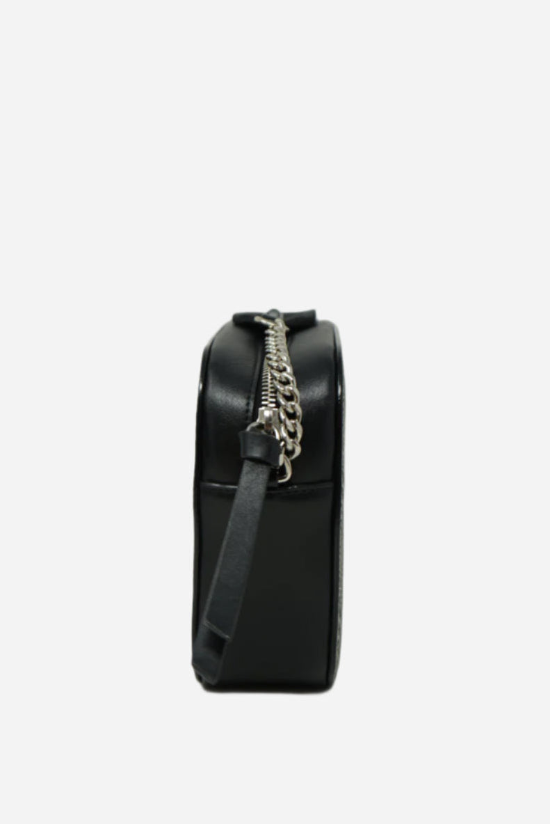 Jimmy Choo Metallic Fabric Crossbody Bag