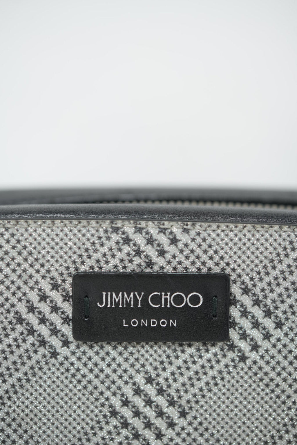 Jimmy Choo Metallic Fabric Crossbody Bag