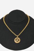 Pre-owned Chanel 80's/90's CC Logo Necklace