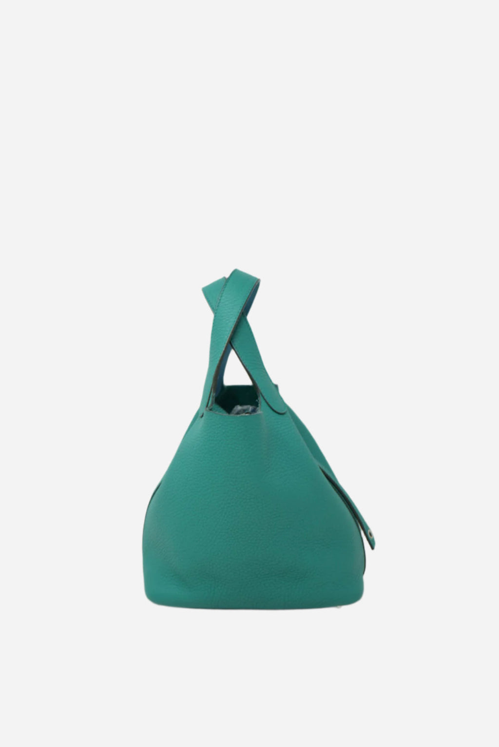 Hermes 2020 Green Clemence Leather Picotin 18 Handbag