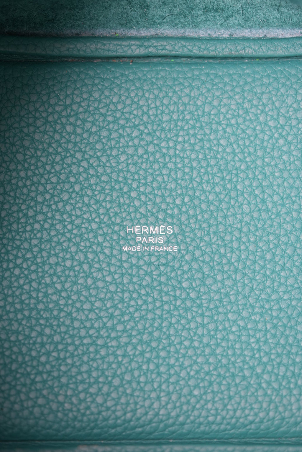 Hermes 2020 Green Clemence Leather Picotin 18 Handbag