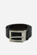 Bally Logo Engraved Buckle Belt Reversible