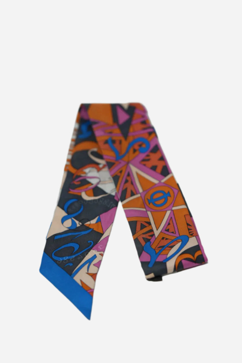 Hermes Silk Twilly Scarf