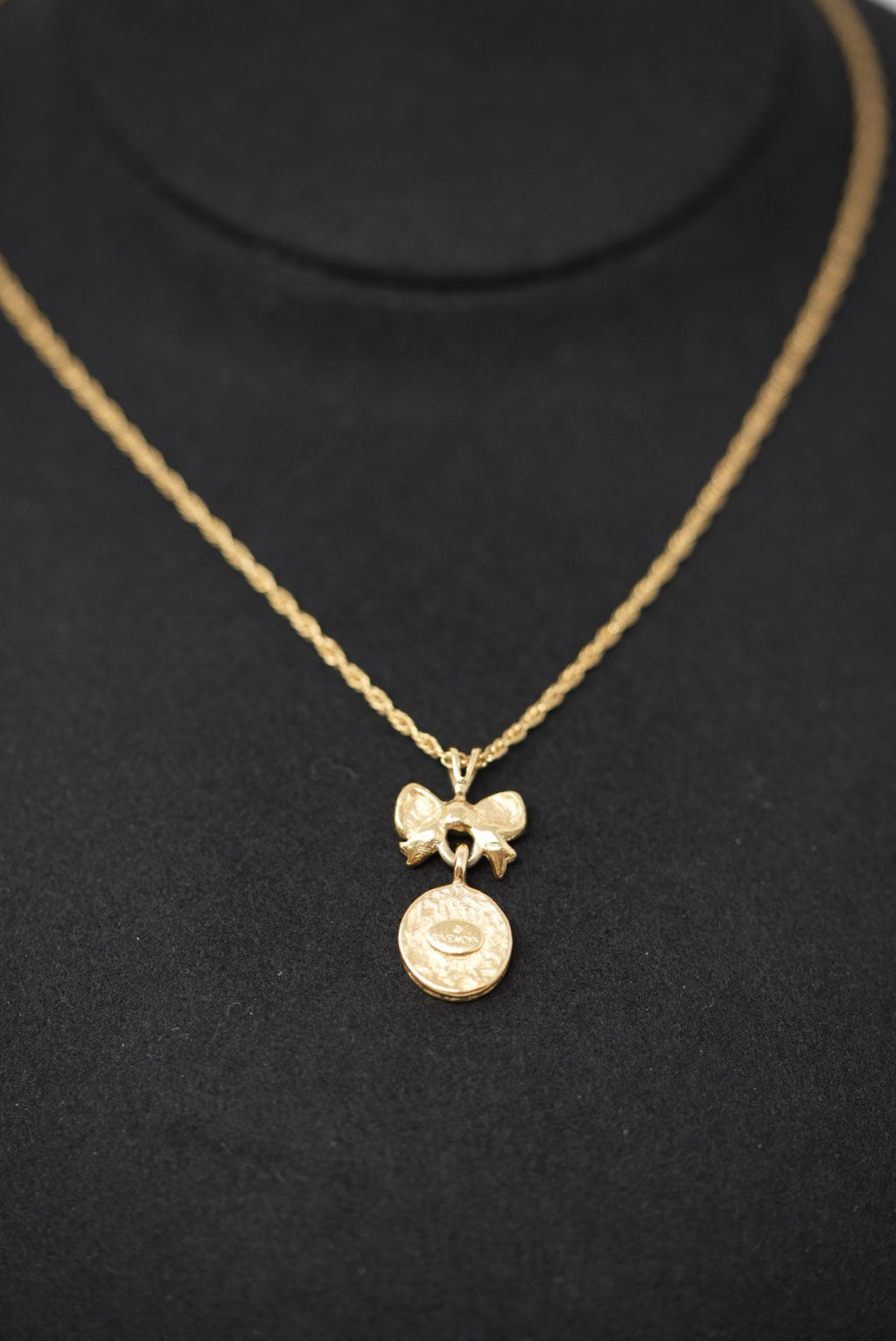 Givenchy Bowtie Logo Necklace
