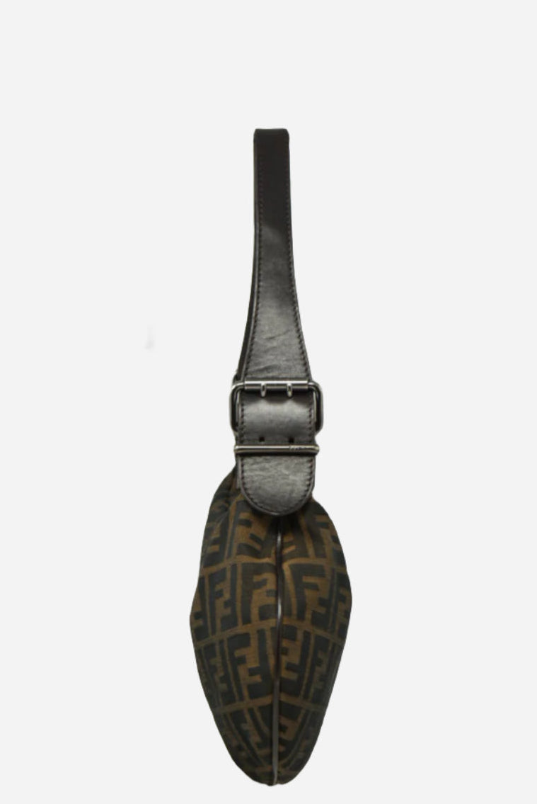 Fendi Canvas Zucca FF Shoulder Bag