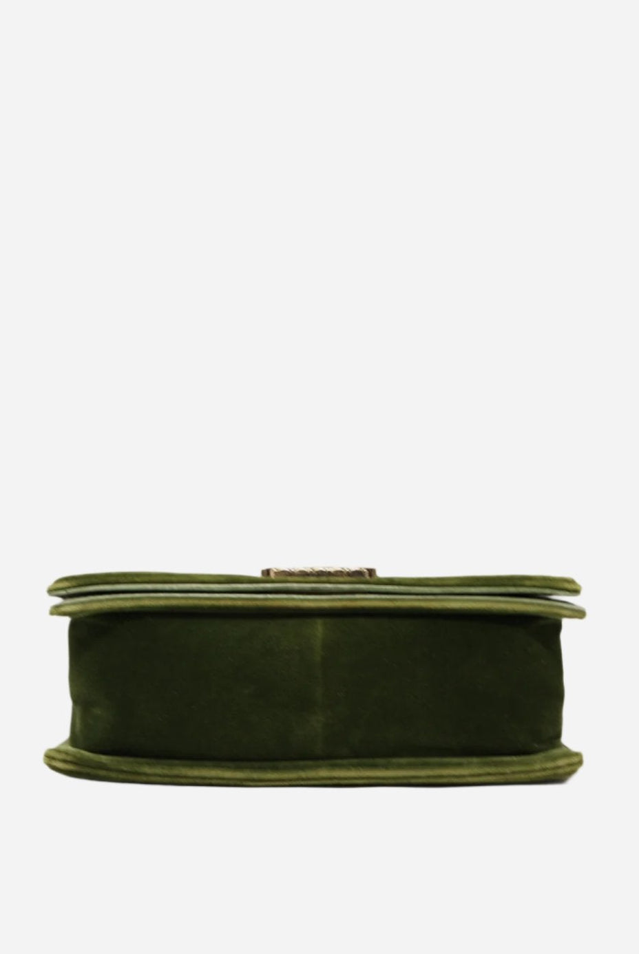 Pre-Owned Chanel Velvet Tweed Medium Boy Flap