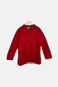 Burberry Red Quilted Jacket Size S