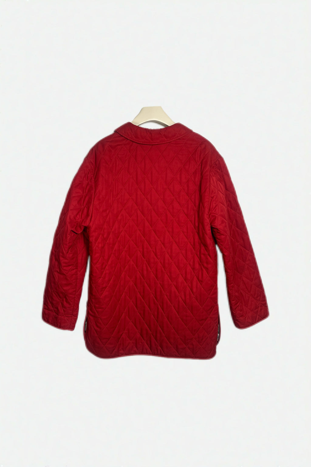 Burberry Red Quilted Jacket Size S