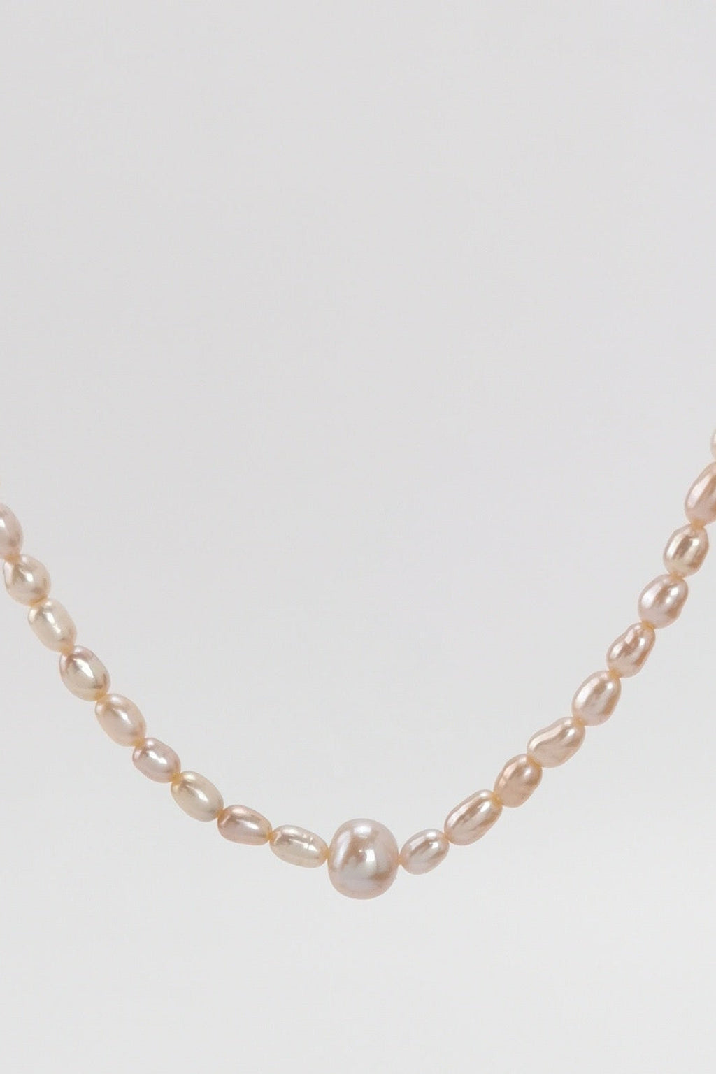 TASAKI Vintage Baby Pearl Necklace With Silver Clasp