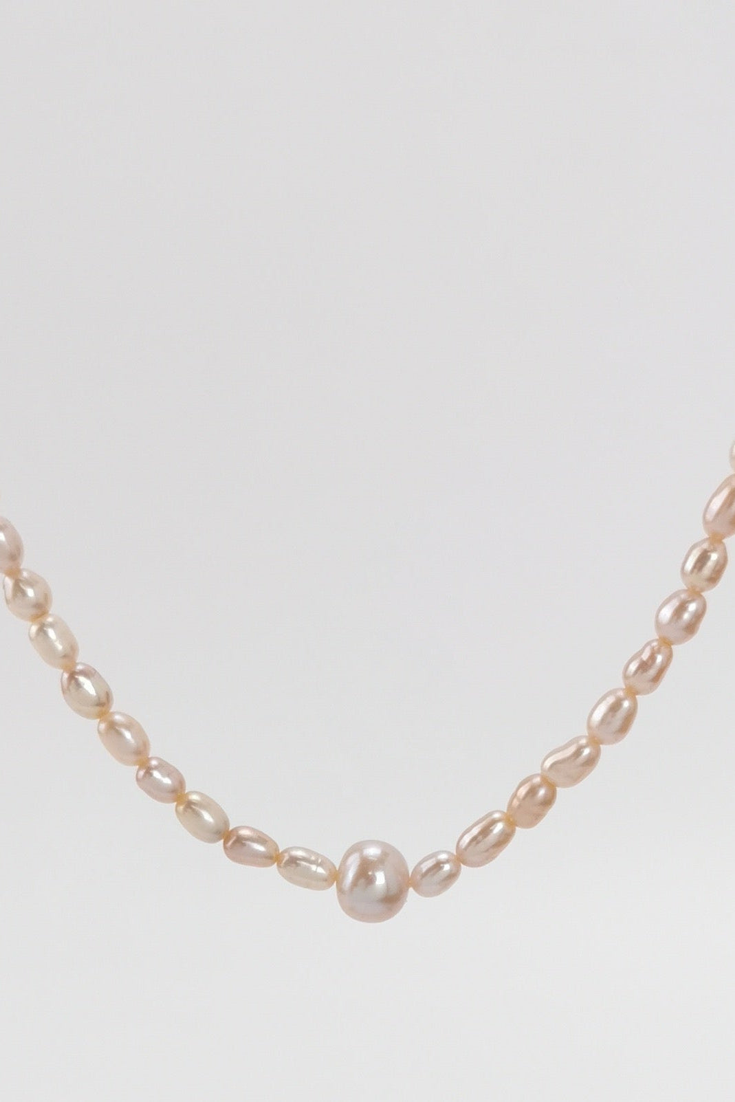 TASAKI Vintage Baby Pearl Necklace With Silver Clasp
