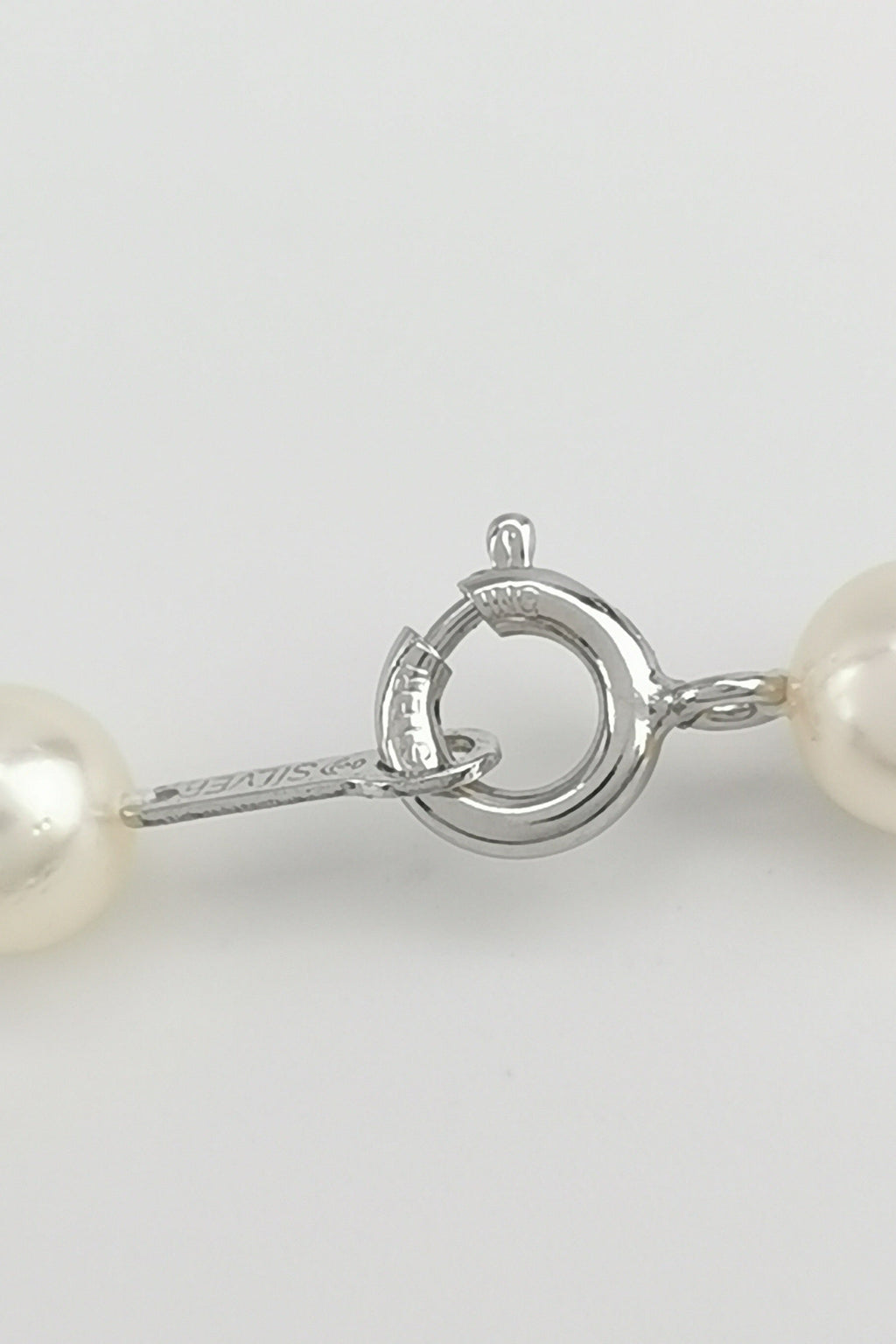 TASAKI Vintage Pearl Necklace Silver Clasp