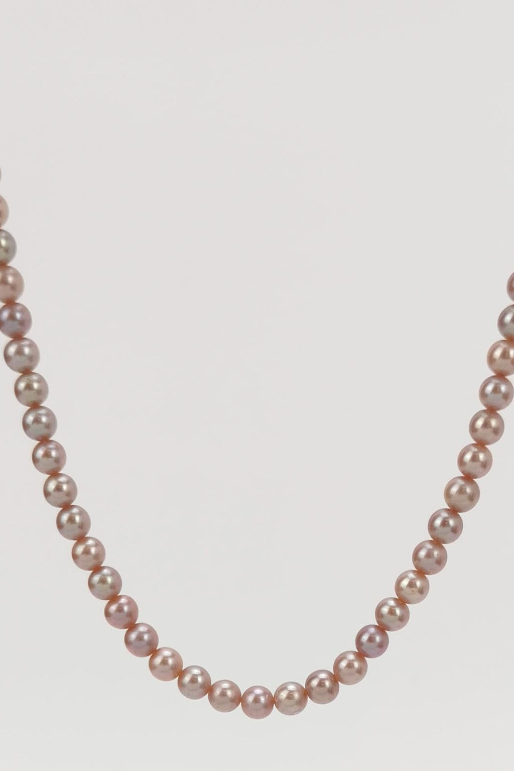 TASAKI Vintage Baby Pearl Necklace Silver Clasp