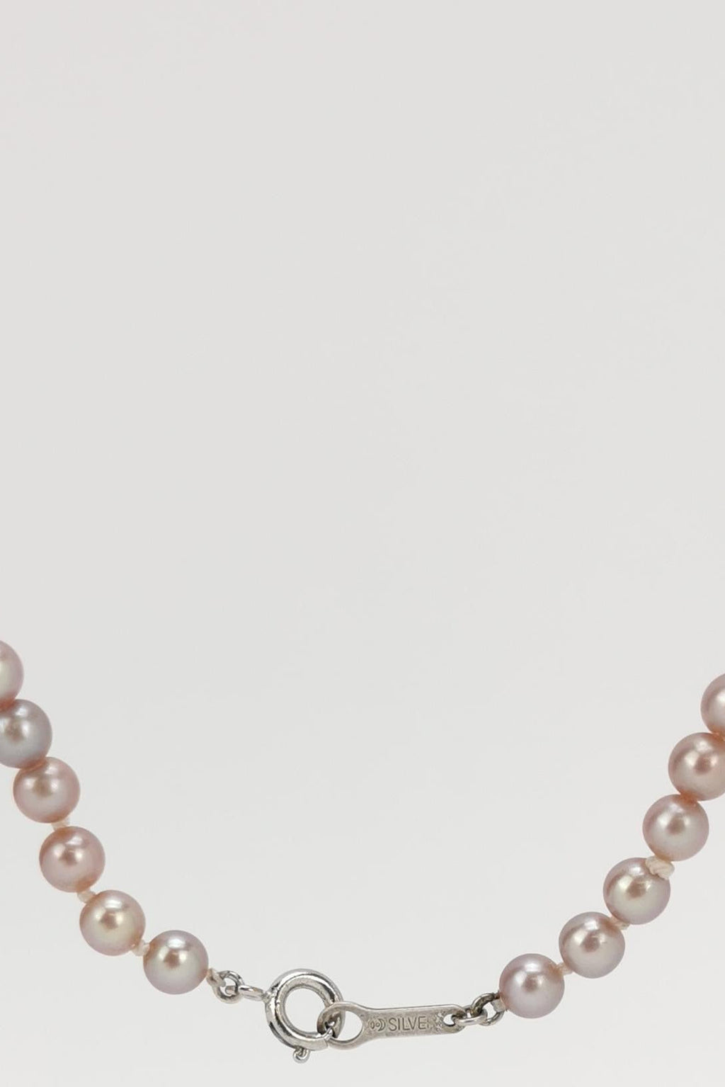 TASAKI Vintage Baby Pearl Necklace Silver Clasp