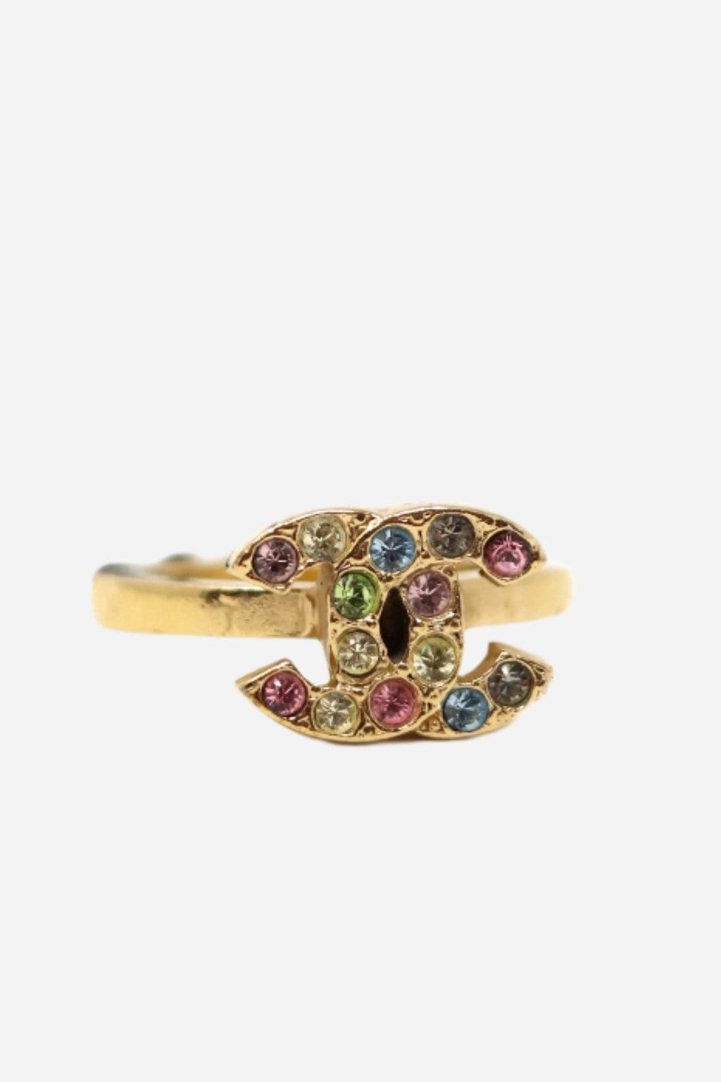 Pre-Owned Chanel Rhinestone Ring