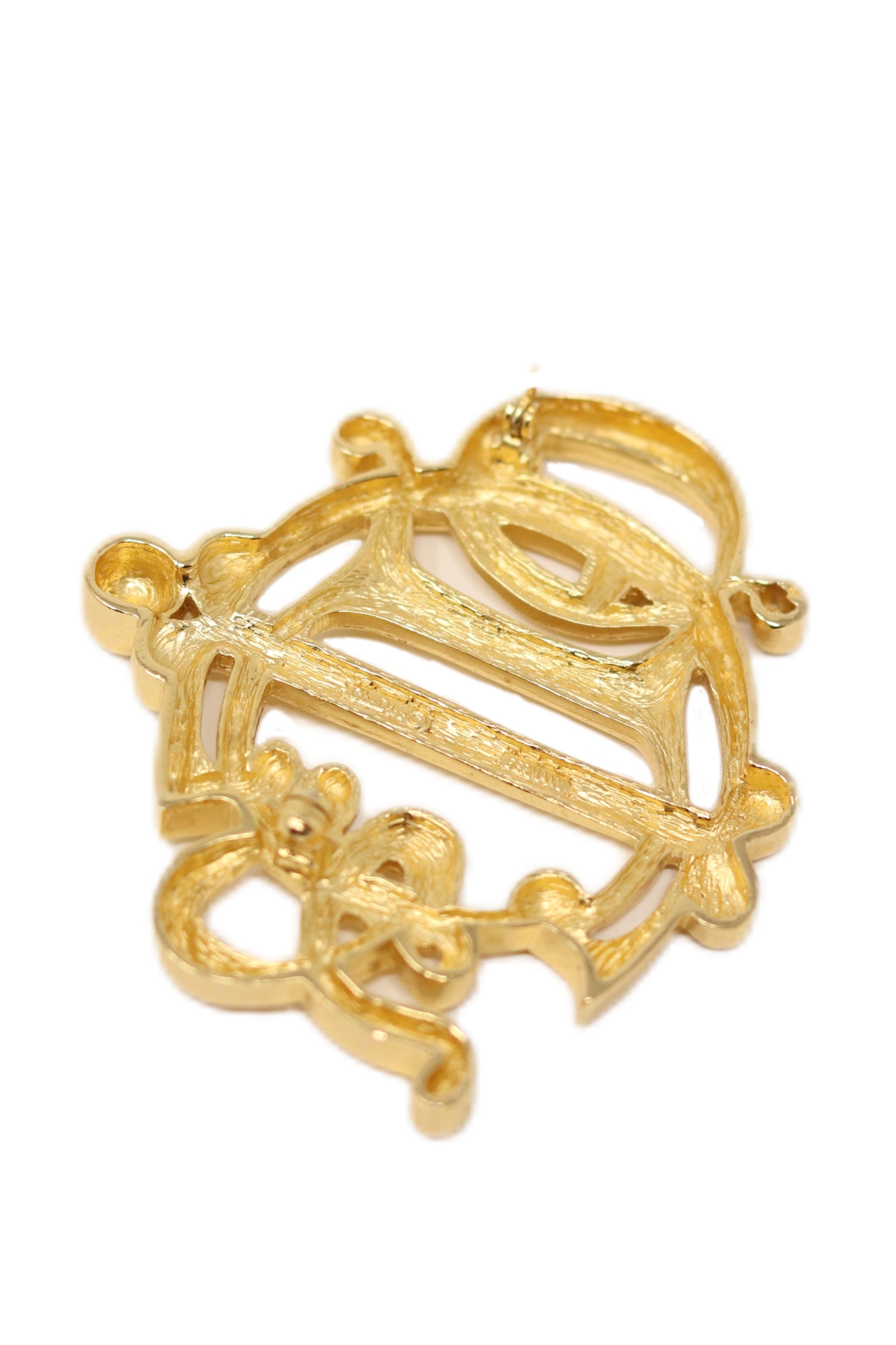 Dior Pumpkin Carriage Brooch