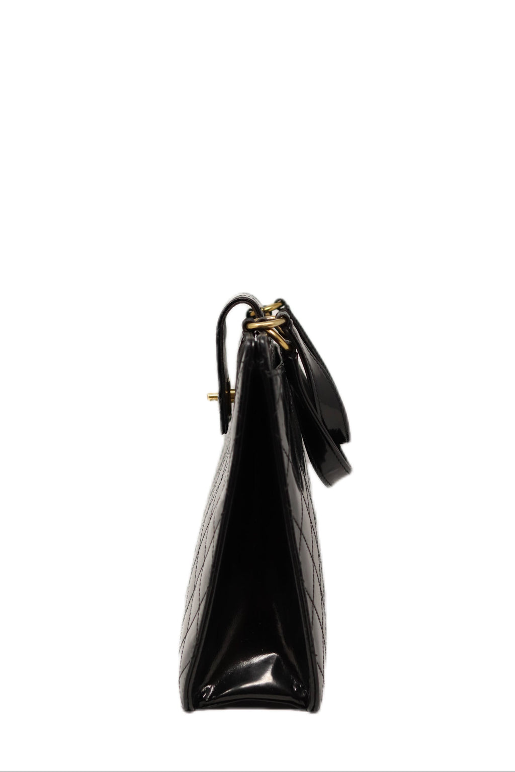 Pre-Owned Chanel 1996-1997 Patent Wild Stitch Tote Bag
