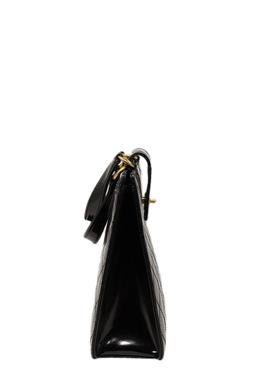 Pre-Owned Chanel 1996-1997 Patent Wild Stitch Tote Bag
