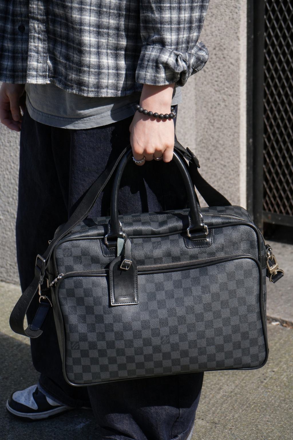 Louis Vuitton 2012 Damier Graphite Icare Briefcase Bag